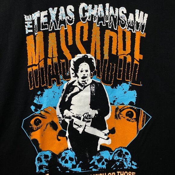The Texas Chainsaw Massacre Who Will Survive Horror T-Shirt 2X - Picture 2 of 4